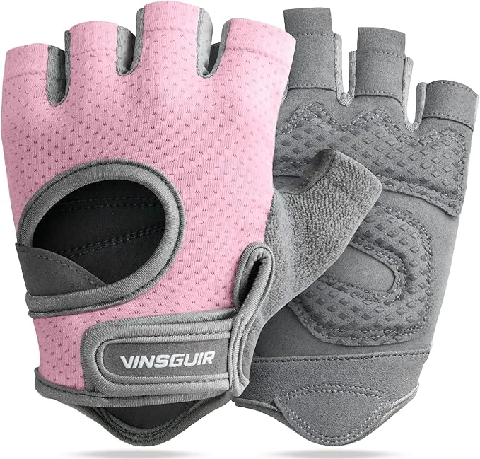 VINSGUIR Workout Gloves for Women and Men, Breathable Weight Lifting Gloves for 