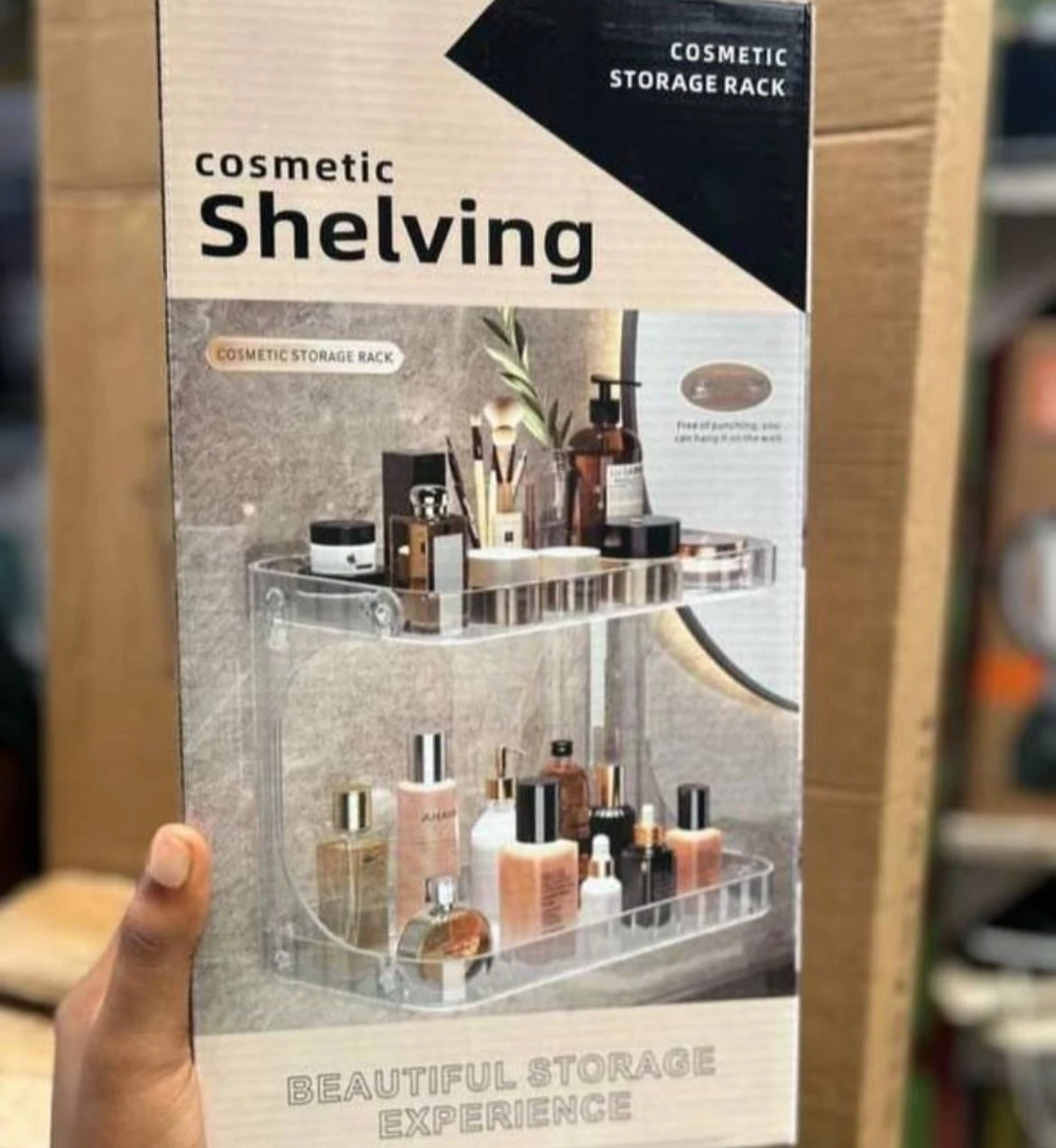 Cosmetic Shelving 21CM Spacing