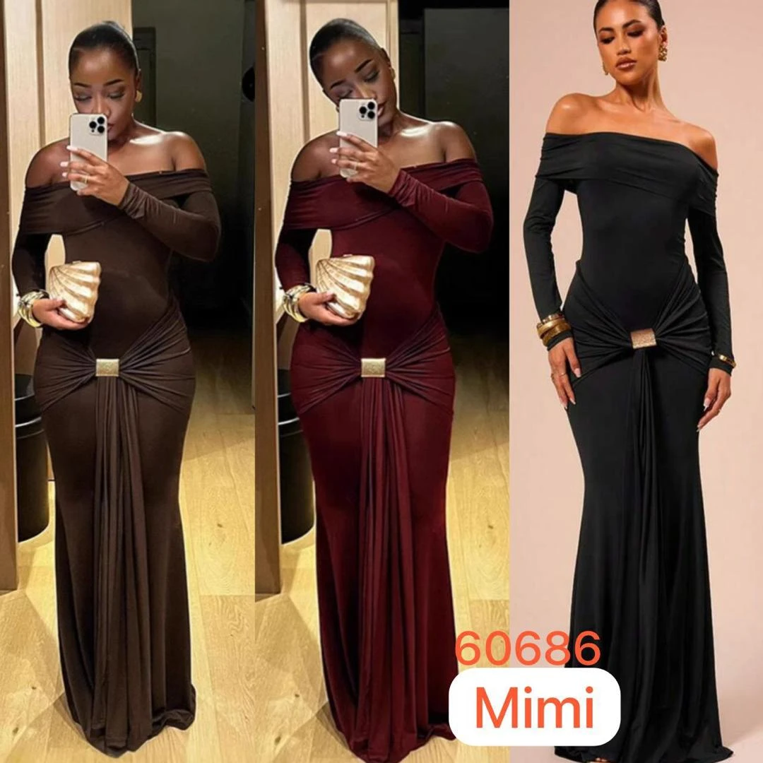 Ladies Long Bodycon Dress