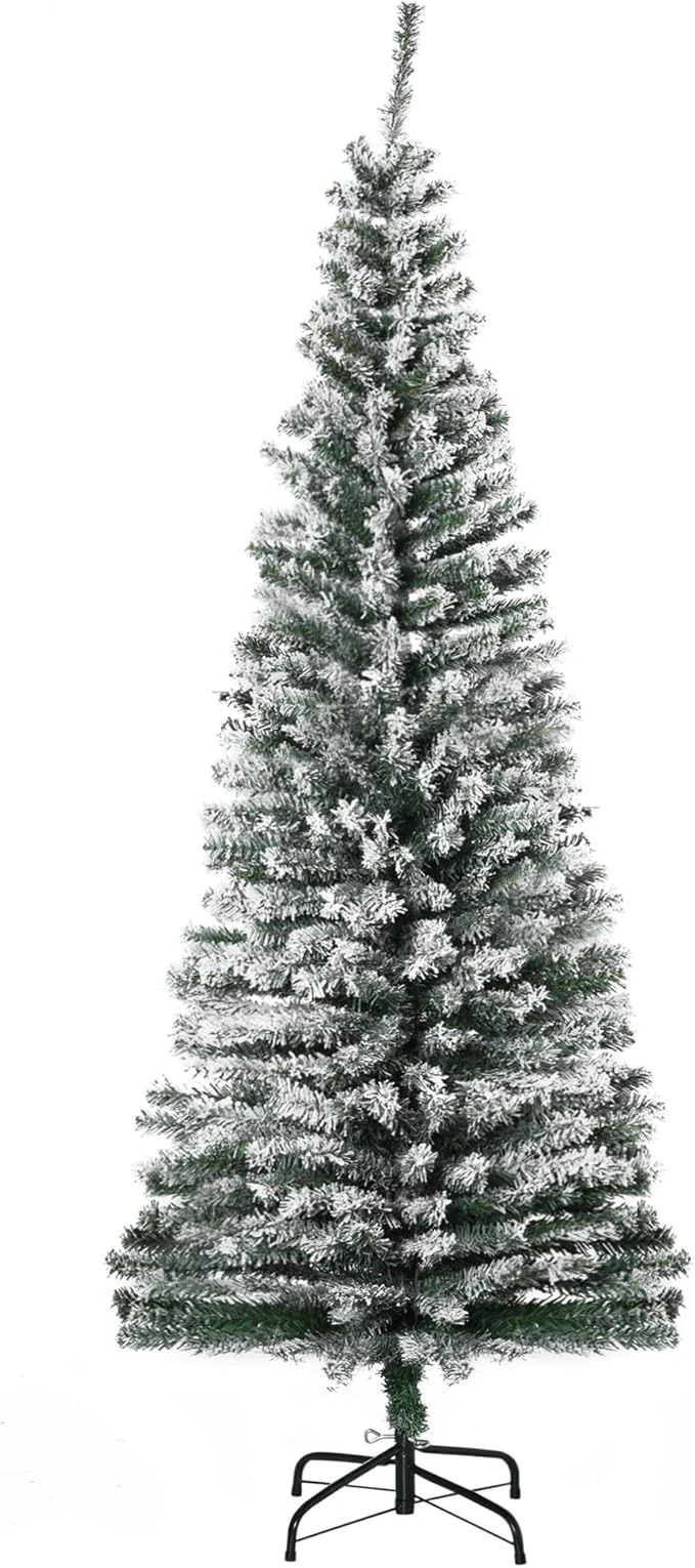 HOMOM 6ft Flocked Christm...
