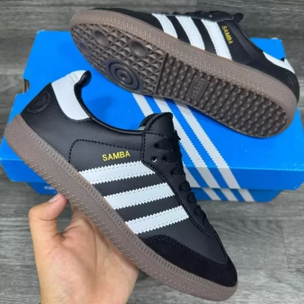 Adidas Samba OG shoes in a Core Black, Cloud White,