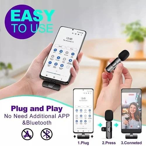 Wireless Lavalier Microphone (Clip-On Type)