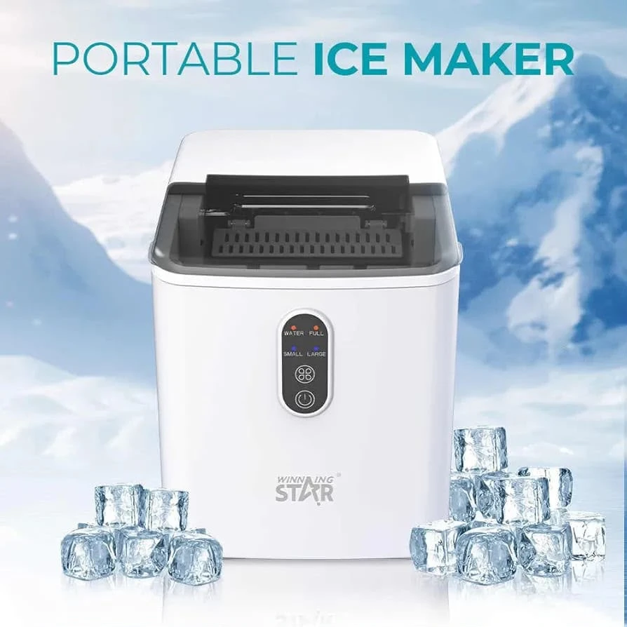 Portable ice marker