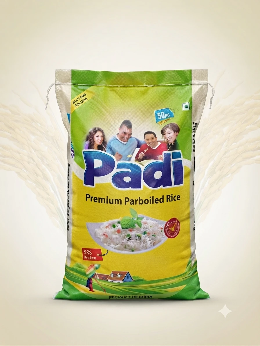 Padi Parboiled Rice 50kg