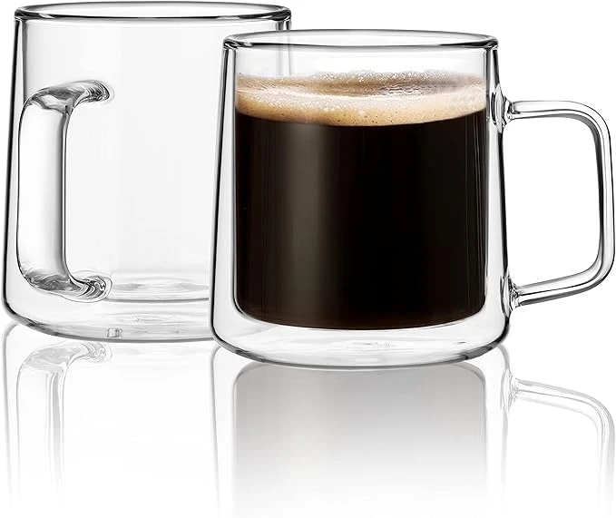 CNGLASS 10oz Glass Coffee...