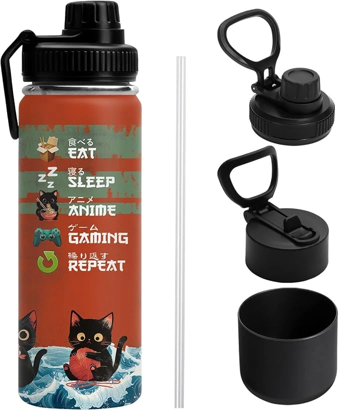DUUV Anime Cat Water Bott...