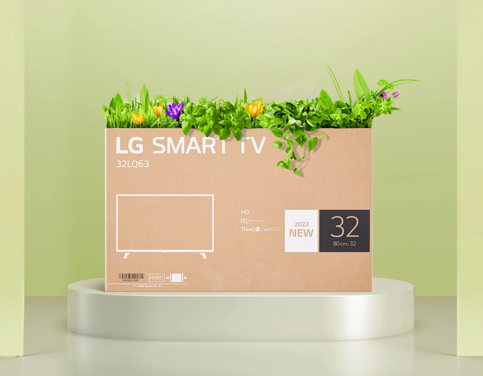 LG 32" 4K UHD Smart TV –...