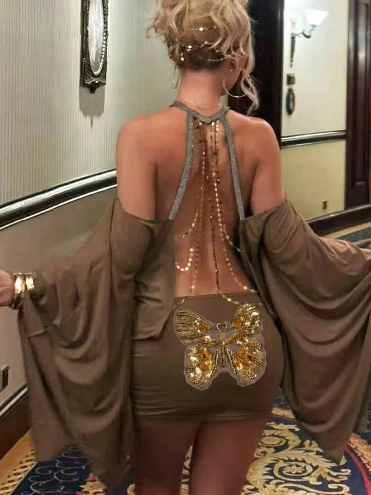 Sexy Butterfly Sequin App...