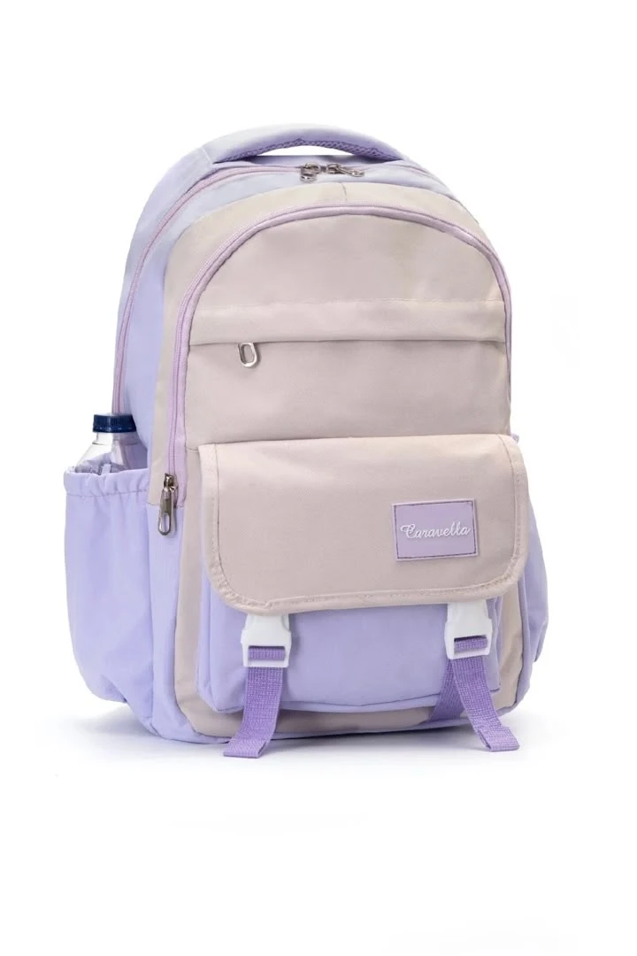 Stylish Pastel School Backpack for Girls & Boys | Large Capacity Lightweight College Bag | Casual Travel Backpack with Multiple Compartments | Trendy Korean Aesthetic Laptop Backpack