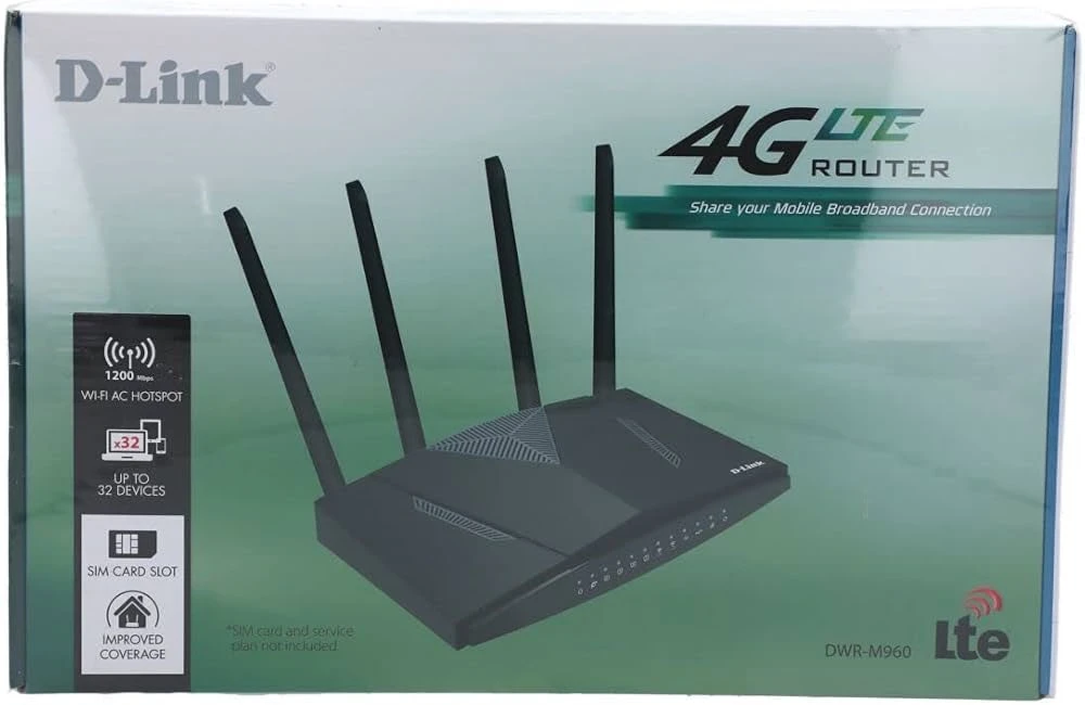 D-Link. DWR-M960 4G AC1200 LTE Route