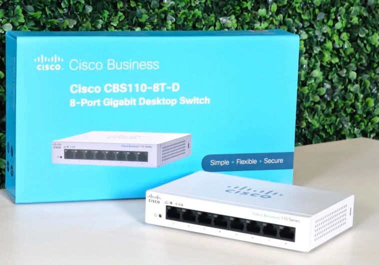 Cisco Business CBS110-8T-D 8-Port Gigabit Desktop