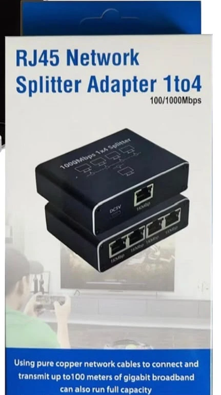 RJ45 Network Splitter Ada...