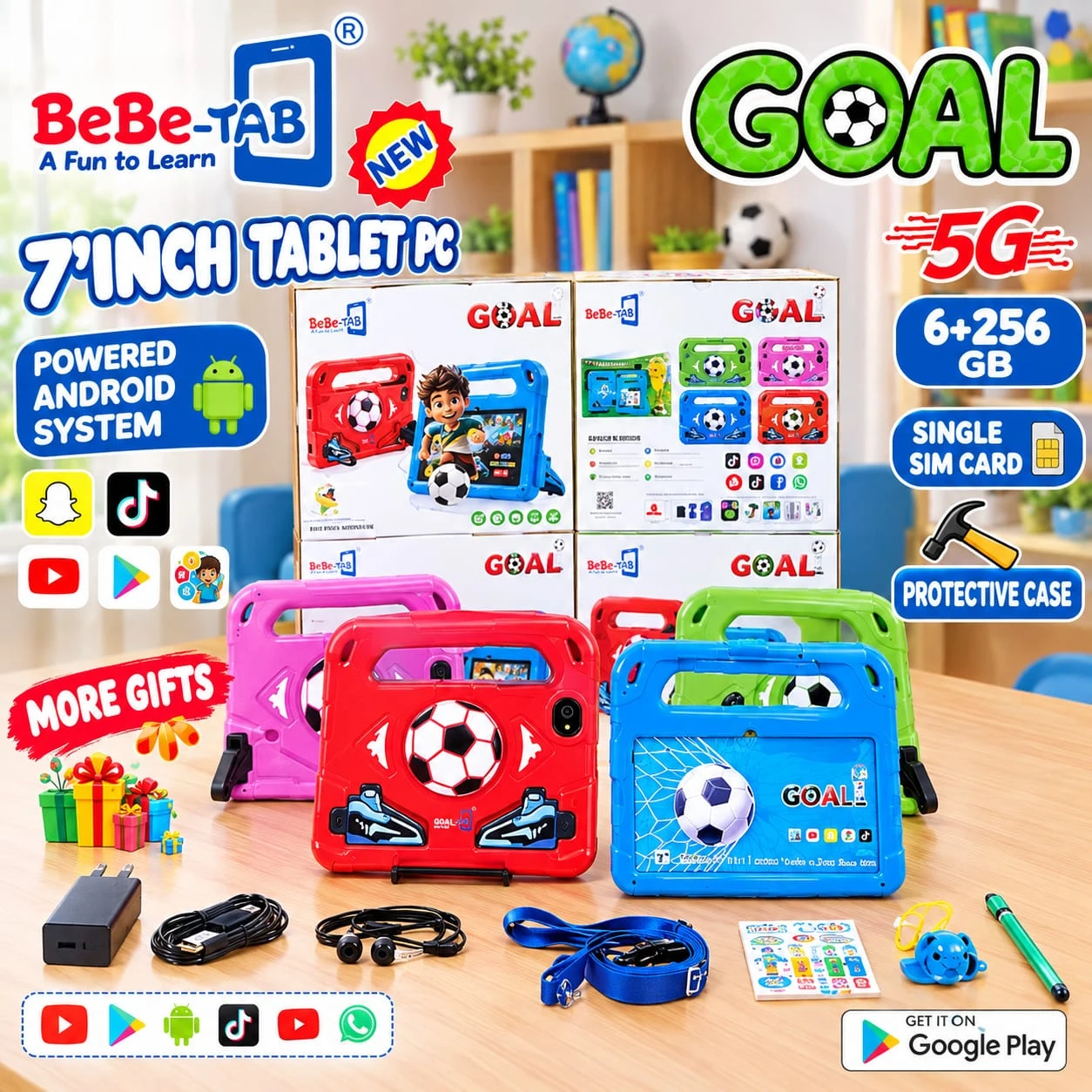 7 Inch Tablet PC For Kids